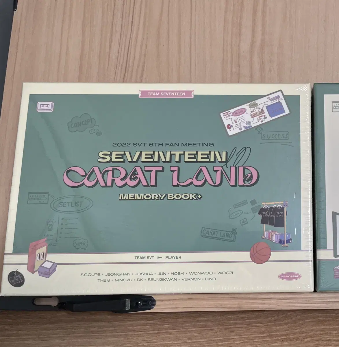 세븐틴 2022 캐럿랜드 DVD버전 미개봉