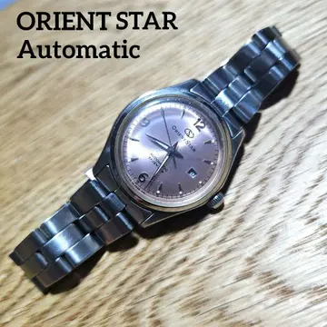 ORIENT STAR 오토매틱 얇은 핑크 다이얼 레어 여성용