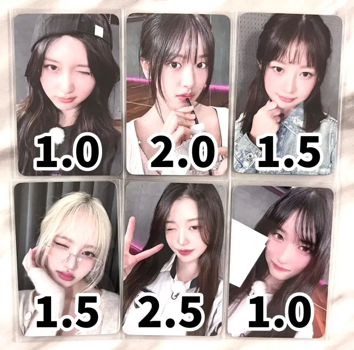 아이브 엠파시 공굿 공식포카 굿즈 사웨사운드웨이브가을유진레이리즈원영이서