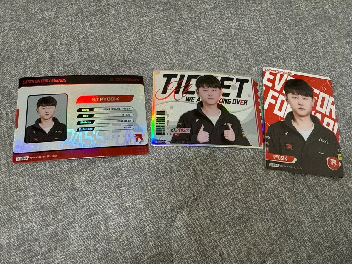 lck buffun Buffoon photocard poca kt Rolster dn Fricks Pyosik