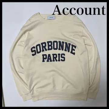 계정 스웨트 셔츠 account SWEATSHRIT 남녀 공용 2