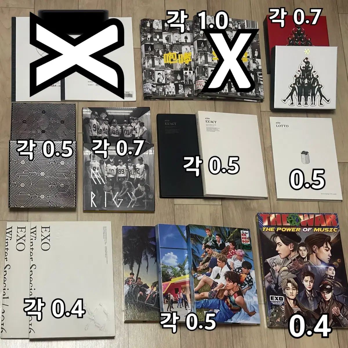 exo album WTS