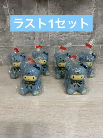 헬로키티 노팅 마스코트 목이 움직이는 인형 2002년 6개 세트