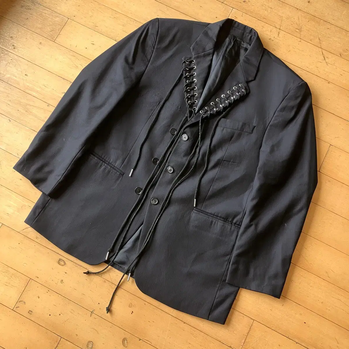 Jean Paul Gaultier Twisted Lapel Blazer Jacket
