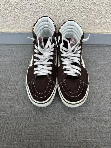 레어 90s USA제 반스 sk8-hi 레오파드 올드 스케이트