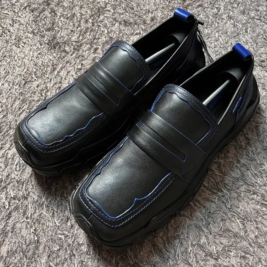 関税込☆Ader Error x Zara★Leather Track Sole Loafers Black 関税込☆Ader Error x Zara☆Leather Track Sole Loafers Black