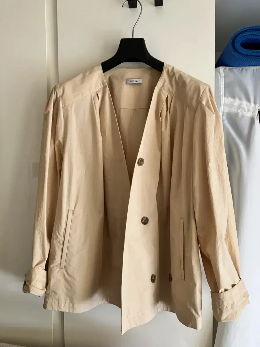 New/Systems Poplin cotton jacket and top/shirt55/55-77