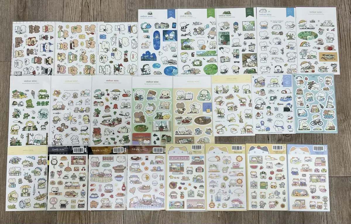 다꾸 씰스티커 100장 일괄처분(1)