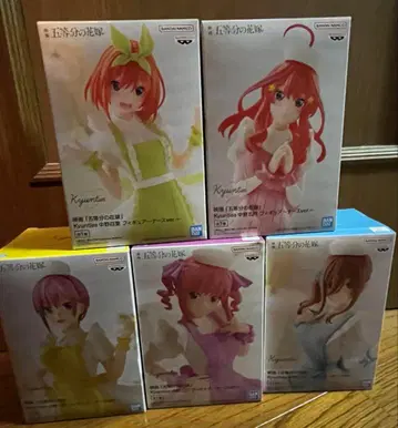 5등분의 신부 간호사복 버전 피규어 세트