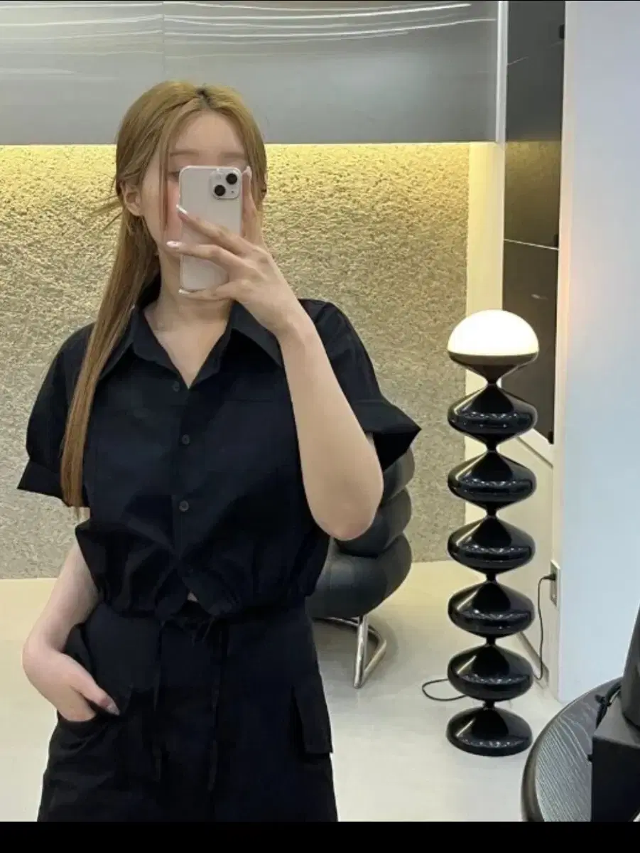 새상품)여름 크롭 상의 하의치마 세트(정가 9넘음)