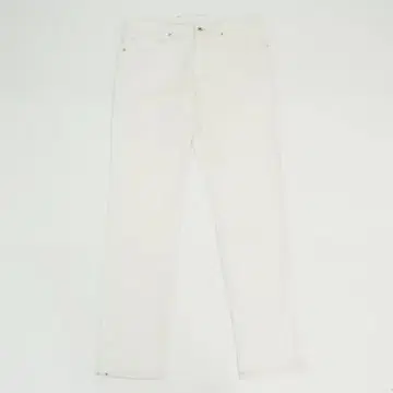 L05527Q 미사용품 하자품 D'URBAN 화이트 데님 : 90