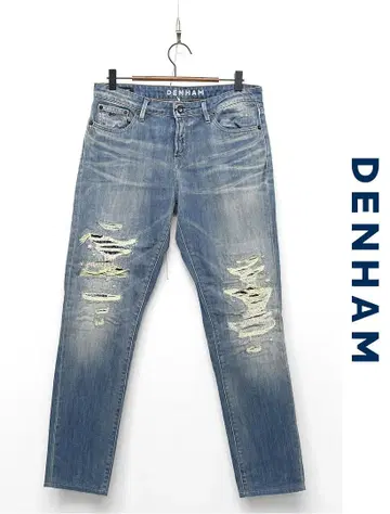 N403/DENHAM POINT CARROT FIT 데미지 데님 28