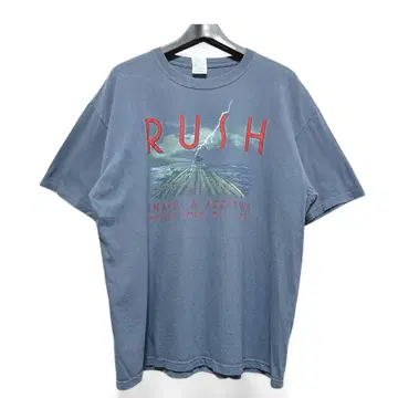 구제 의류 RUSH 러쉬 뮤직 밴딩 티셔츠 609