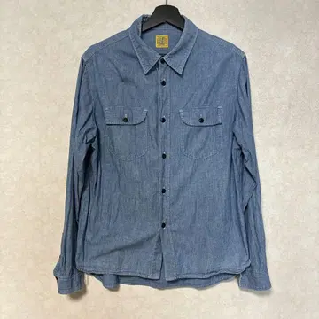 THE UNION BLUES TOVERALL 샴브레이 셔츠 M 사이즈
