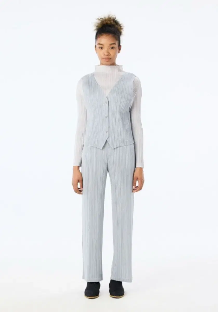 Pleats Please Forward Pants Gray New Item