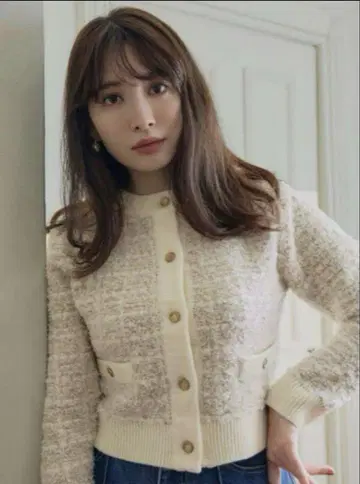 Her lip to Mercer Tweed Cardigan (S 사이즈)