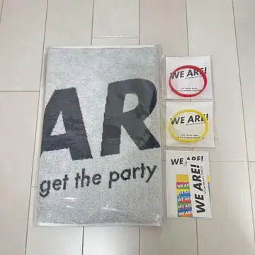WE ARE! STARTO 위아타울 타월 스티커 러버 밴드