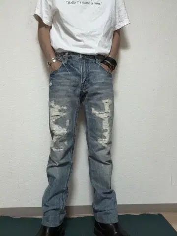 westwood outfitters 빈티지 가공 데님 S