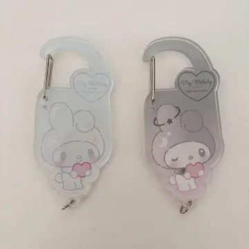 마이멜로디 카라비너가 달린 아크릴 키링