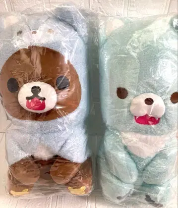 리락쿠마 아오코그의 오토마리 봉제 인형 XL/차이로이코구마 아오이코오카미