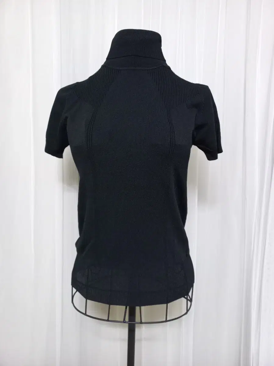 Bonded Short Sleeve Black Neck Pola (Bom/Summer/Fall)
