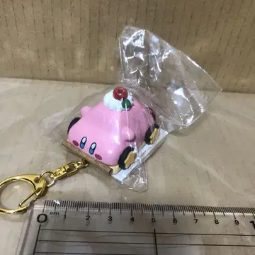 커비 카페 자동차 케이크 키링
