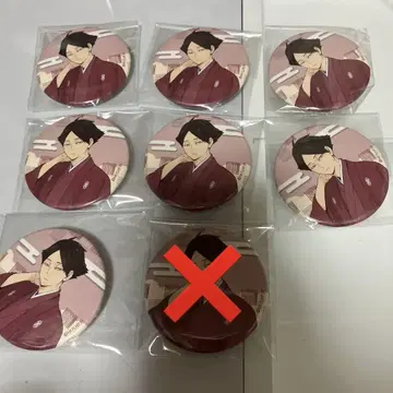 낱개 판매 가능 하이큐 카쿠나 린타로 신춘 캔뱃지 7종 세트