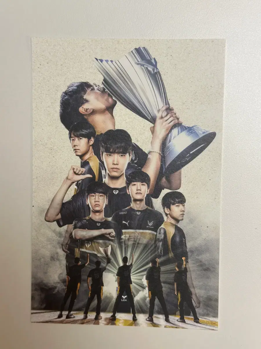 2022 젠지 우승 엽서 쵸비 룰러 리헨즈 도란 피넛