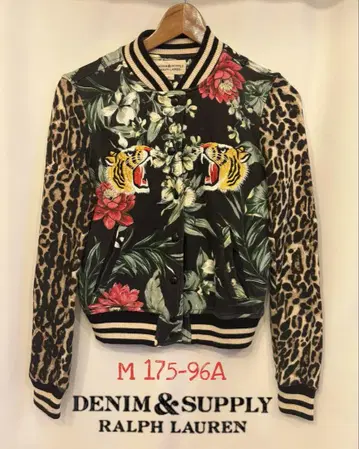 레어! Denim & Supply 랄프 로렌 호랑이 자수 스카잔 M