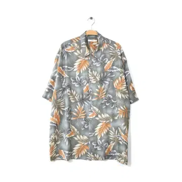 MODA CAMPIA MODA 레이온 알로하 셔츠 하와이안 XL 올 패턴