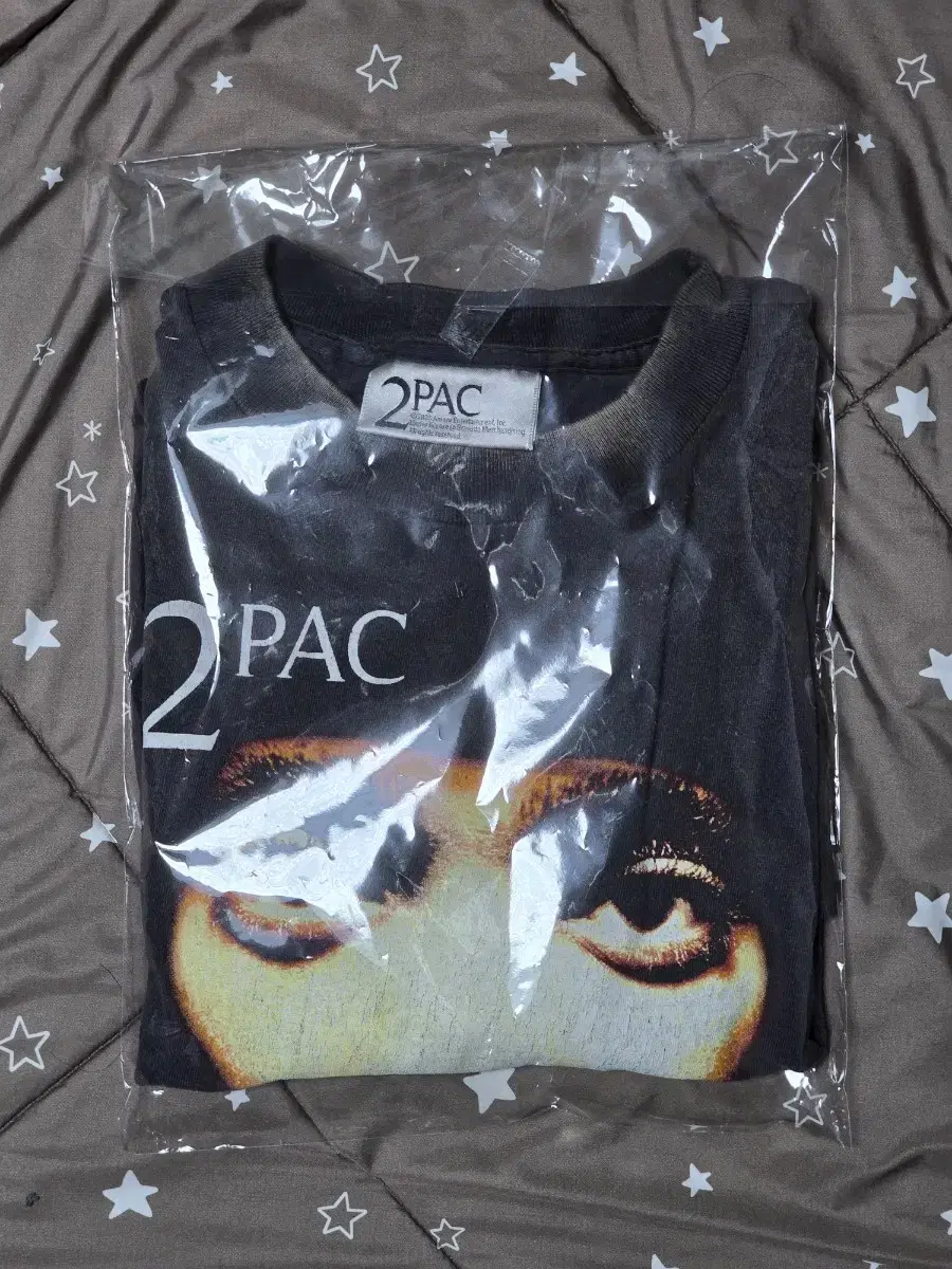 Saint Michael x Tupac Short Sleeve T-Shirt Black