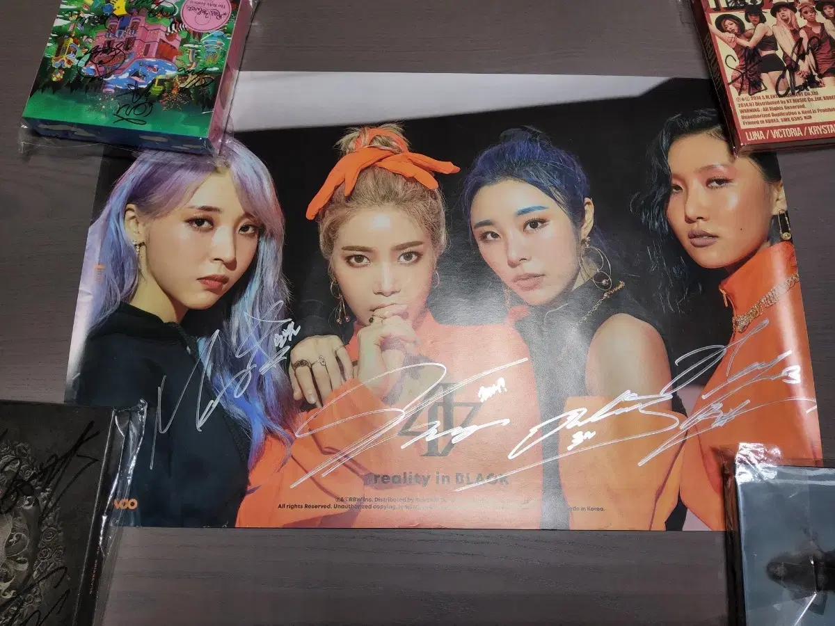 마마무 싸인 사인 포스터