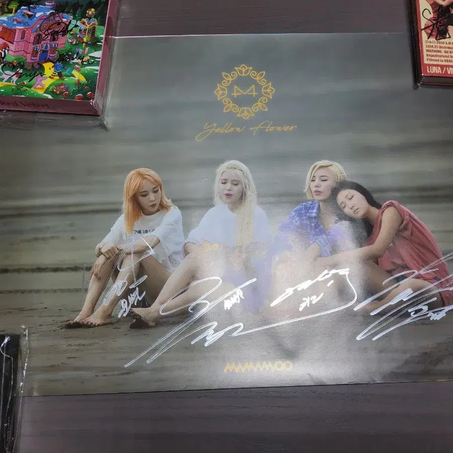 마마무 싸인 사인 포스터