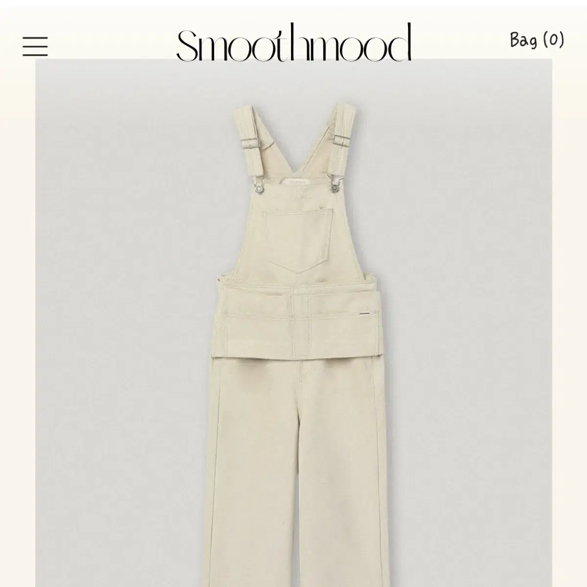 스무스무드 오버롤 Grecian Apron Overalls