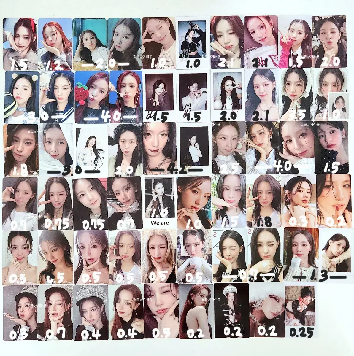 여자아이들 미연 미공포 포카 공굿 앨포 포토카드 gidle 클락션