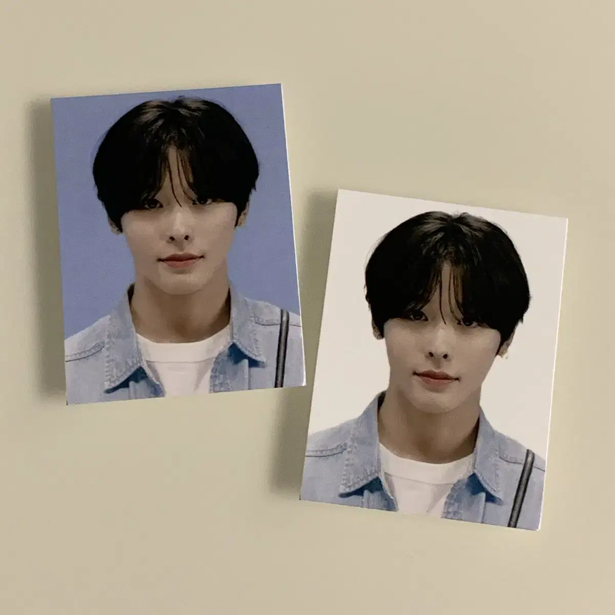 엔시티위시 리쿠 사복 증사 증명사진 청자켓 / 엔위시 비공굿 NCT