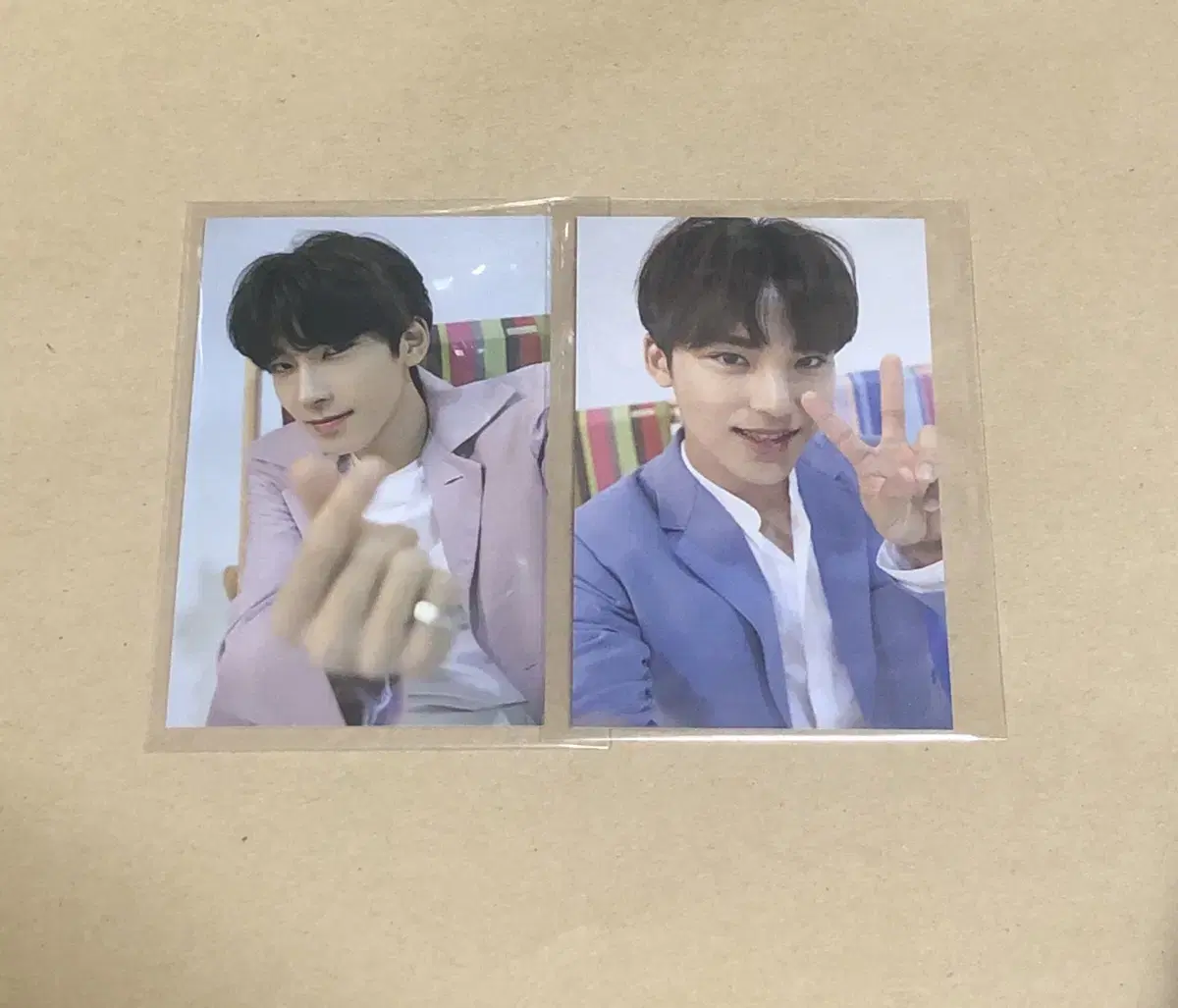 세븐틴 2019캐럿랜드 원우 민규 포카