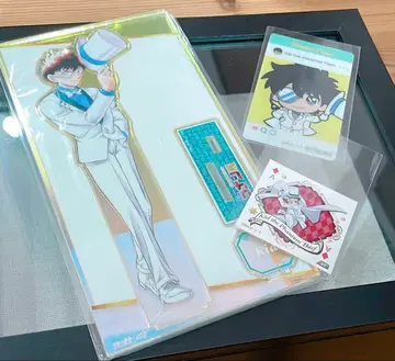 명탐정 코난 괴도 키드 아크릴 스탠드 코난 전 스티커 클리어 카드