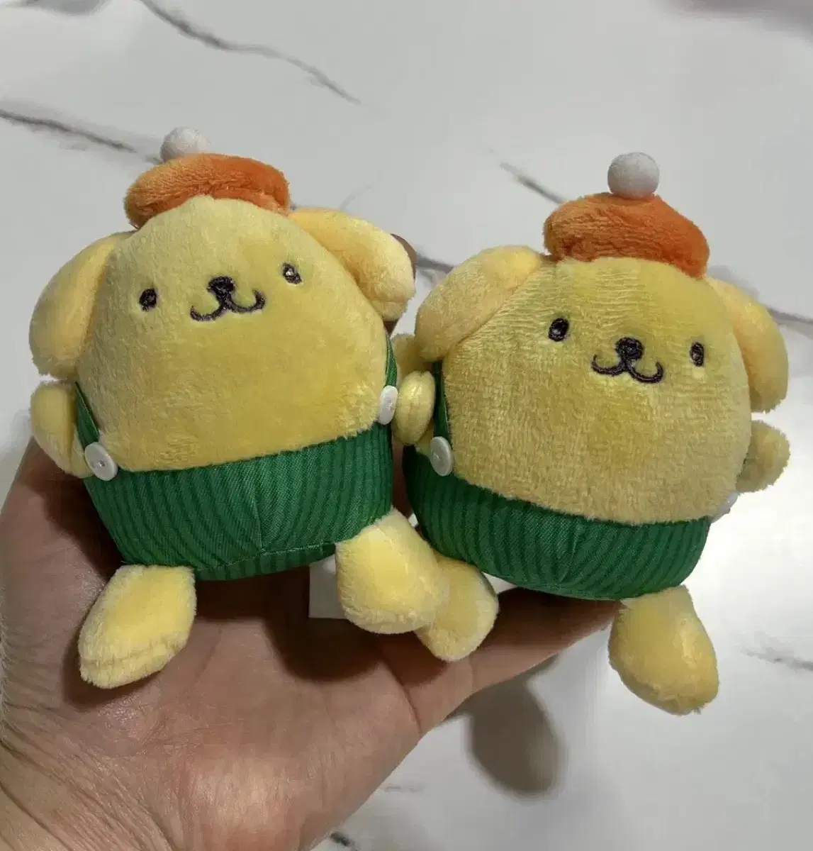 (새상품/정품)폼폼푸린 레트로 인형 키링 가방고리 8cm