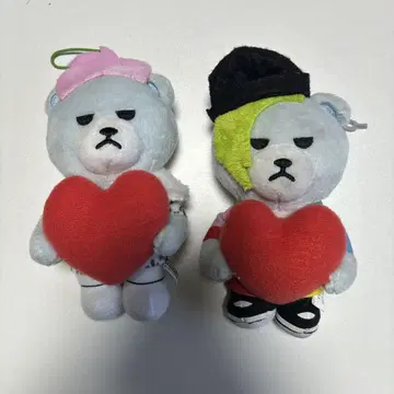 BIGBANG 봉제 인형 하트 마스코트 GDRAGON TOP 2개 세트