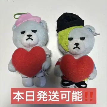 BIGBANG 봉제 인형 하트 마스코트 GDRAGON TOP 2개 세트