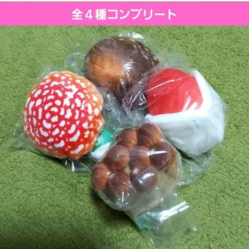 버섯 봉제 인형 가챠가챠 풀 컴프 베니텐구타케 시타케 새상품