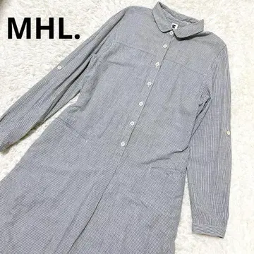 MHL. 마가렛 호웰 린넨 원피스 풀오버 벨트 셔츠