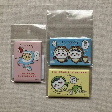 치이카와 수족관 스퀘어 마그넷 3개 CHIIKAWA
