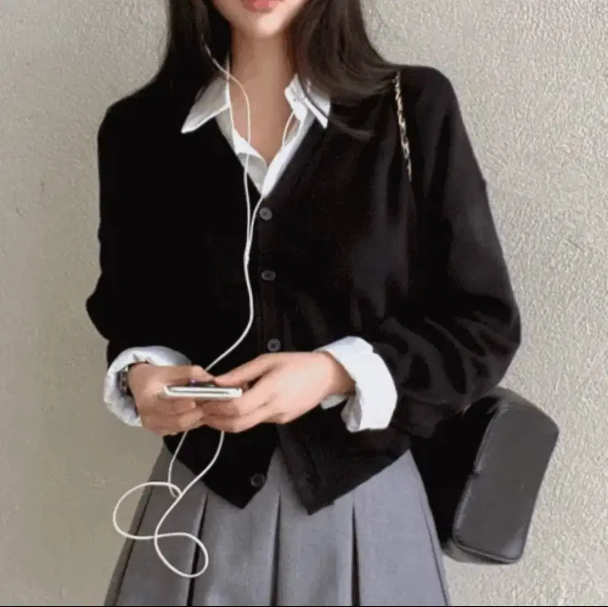 Abby Black Cardigan
