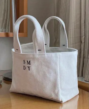 사모에드 MY SAMOYED SMYD 미니 핸드 캔버스 백