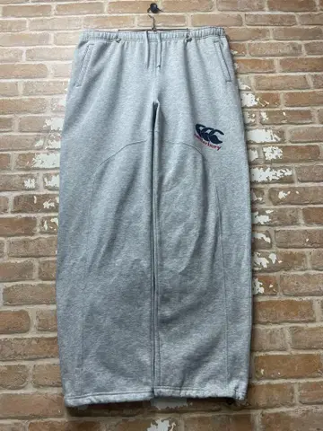 90s 캔터베리 Canterbury 스웨트 팬츠 그레이 자수
