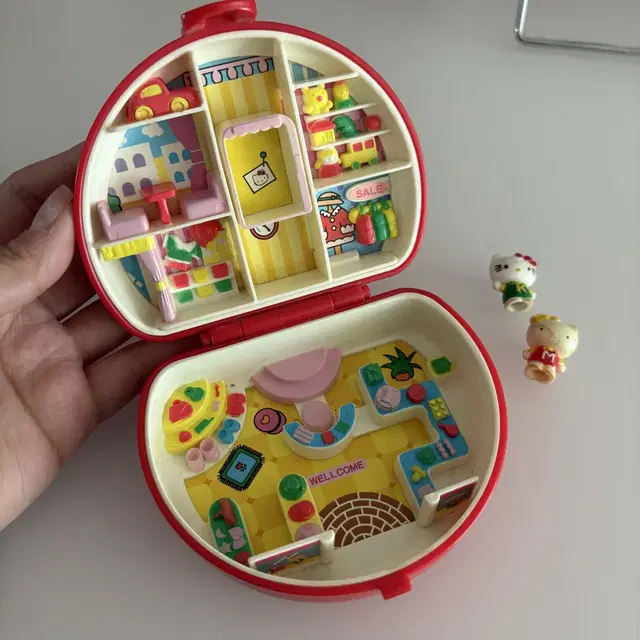 1992년 고전 헬로키티 백화점 폴리포켓 장난감
