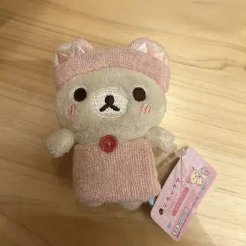 코리락쿠마 테노리 봉제 인형 고양이 고양이 온천