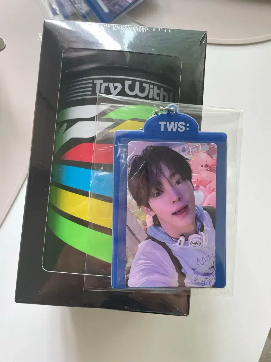 투어스 TWS boy ver. 미개봉 앨범 +위버스 특전 포카 한진